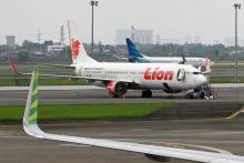 Un avion de la compagnie Lion Air sur le tarmac de l'aéroport de Tangerang, dans la banlieue de Jakarta, le 27 novembre 2018 en Indonésie