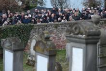 Rassemblement devant le cimetière juif de Quatzenheim (Bas-Rhin) le 3 mars 2019