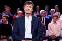 Nicolas Hulot sur un plateau de télévision, le 22 novembre 2018 à Saint-Cloud