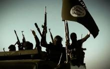Capture d'écran d'une vidéo de propagande du groupe Etat islamique (EI) montrant des jihadistes dans un lieu non précisé de la province irakienne d'Al-Anbar, le 17 mars 2014