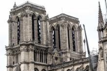 La cathédrale Notre-Dame de Paris le 23 avril 2019
