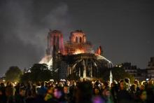 Notre-Dame de Paris en flammes, le 15 avril 2019 à Paris