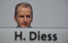 Herbert Diess, patron de Volkswagen, à l'assemblée générale du groupe à Berlin le 14 mai 2019