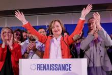 Nathalie Loiseau le 26 mai 2019 à l'annonce des résultats des élections européennes