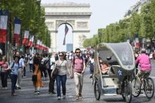 Avenue des Champs-Elysées sans voitures