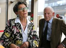 Viviane et Pierre Lambert, les parents de Vincent Lambert, à cour d'appel de Reims le 9 juin 2016