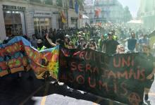 Manifestation de "gilets jaunes" à Montpellier, le 8 juin 2019