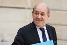 Le ministre des Affaires étrangères, Jean-Yves Le Drian, le 22 mai 2019 à Paris