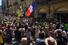 Des "gilets jaunes" manifestent à paris, le 1er juin 2019 à Paris