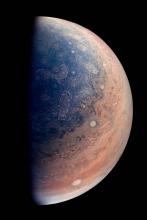 La surface de Jupiter photographiée par Juno