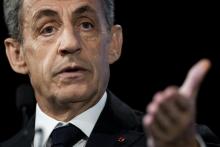 Nicolas Sarkozy le 21 juin 2019 lors d'un colloque à Paris