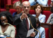 Le ministre de l'Education Nationale Jean-Michel Blanquer le 2 juillet 2019 à l'Assemblée Nationale