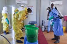 Campagne de l'UNICEF de protection contre le virus Ebola au Sud Soudan, le 21 février 2019