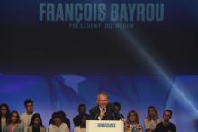 Le président du MoDem François Bayrou le 24 mai 2019 à Paris