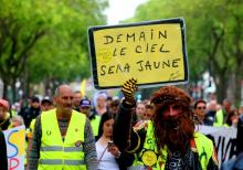Manifestation de gilets jaunes, le 25 mai 2019 à Amiens