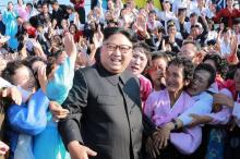 Image de propagande diffusée le 12 septembre 2017 par l'agence centrale de presse nord-coréenne KCNA