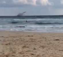 Vidéo du crash d'un avion de l'armée de l'air espagnole le 26 août 2019.