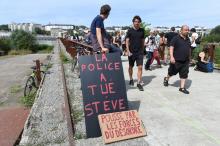 Manifestation en mémoire de Steve Maia Caniço le 3 août 2019 à Nantes