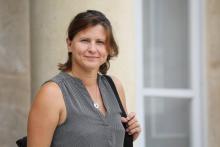 La ministre des Sports Roxana Maracineanu à l'Elysée à Paris le 28 août 2019