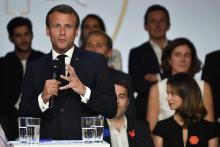Emmanuel Macron à l'Elysée le 4 septembre 2019