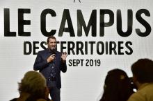 Le ministre de l'Intérieur, Christophe Castaner au Campus des territoires de LREM, le 7 septembre 2019 à Bordeaux