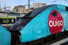 Le trafic des trains Ouigo a été particulièrement perturbé, gare Paris Montparnasse-Vaugirard à Paris, le 10 décembre 2017