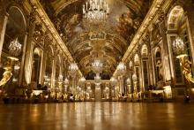 La galerie des Glaces du château de Versailles en mars 2017