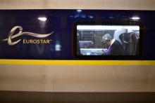 Des passagers à bord du dernier Eurostar à quitter Paris avant le Brexit le 31 janvier 2020