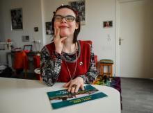Eléonore Laloux, porteuse de trisomie 21 et candidate sur une liste des municipales à Arras, le 13 février 2020