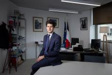 Le ministre de la Ville, Julien Denormandie, dans son bureau à Paris le 21 juin 2019