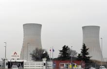 Vue de la centrale nucléaire de Tricastin, le 25 janvier 2017