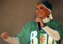 La rappeuse Diam's en concert à Alger en octobre 2010