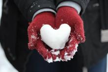 Un cœur de neige