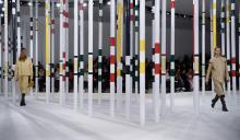 Défile de la collection automne/hiver 2020-2021 chez Hermès, en février 2020 à Paris
