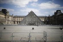 la pyramide du Louvre, un musée fermé 