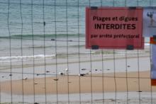 Des plages de Bretagne fermées pendant le confinement, en mars 2020