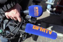 Les antennes de BFMTV, RMC et RMC Découverte étaient perturbées mercredi matin par la première grève de son histoire, contre les suppressions de postes prévues par la filiale d'Altice