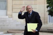 Le ministre de l'Intérieur Gérard Collomb arrive le 5 septembre 2017 au palais de l'Élysée