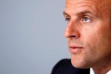 Le président français Emmanuel Macron, le 4 mai 2020 à Paris