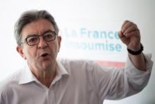 Jean-Luc Mélenchon donne une conférence de presse le 6 juin 2020 à Marseille