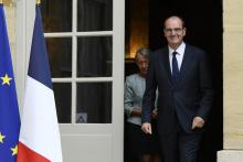 Le Premier ministre Jean Castex à l'Hotel Matignon à Paris, le 17 juillet 2020