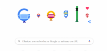Google doodle masques