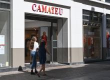 Une boutique de l'enseigne de prêt-à-porter féminin Camaïeu, le 27 mai 2020 à Lille