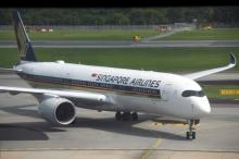 Un avion de la Singapour Airlines