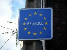 La frontière avec la Belgique.