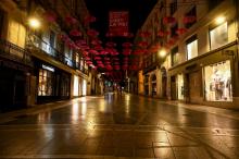 Des commerces fermés à Montpellier, le 17 octobre 2020