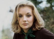 L'actrice Caroline Cellier le 1er mai 1970 à Paris lors d'une séance photo