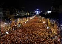 Bonne année, Nouvel An, Champs-Elysées, Paris, 31 décembre, 1er janvier