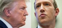 Donald Trump et Facebook, une rivalité criante 
