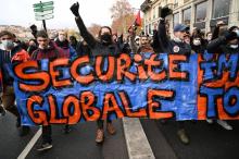 Manifestation contre la proposition de loi "sécurité globale", le 12 décembre 2020 à Lyon